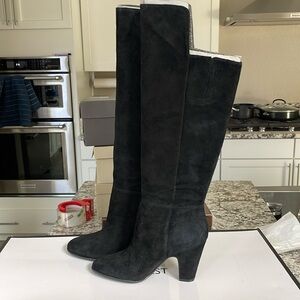 Black Nine West knee high boots